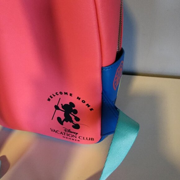EUC Disney Vacation Club member Loungefly Backpack DVC "A Vacation of Adventure" - Picture 6 of 11